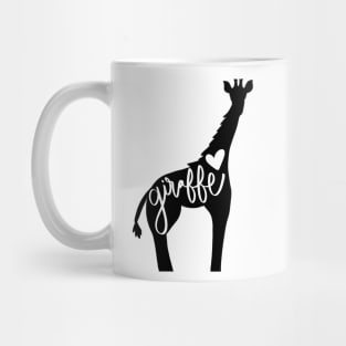 Giraffe Love - Silhouette Mug